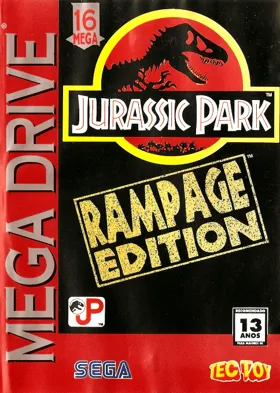 Jurassic Park - Rampage Edition (USA, Europe) box cover front